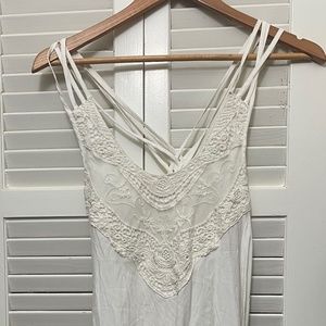 Lace White Dress